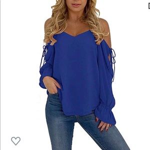 ⚡️SALE⚡️Never Worn. Casual Elegant Blouse